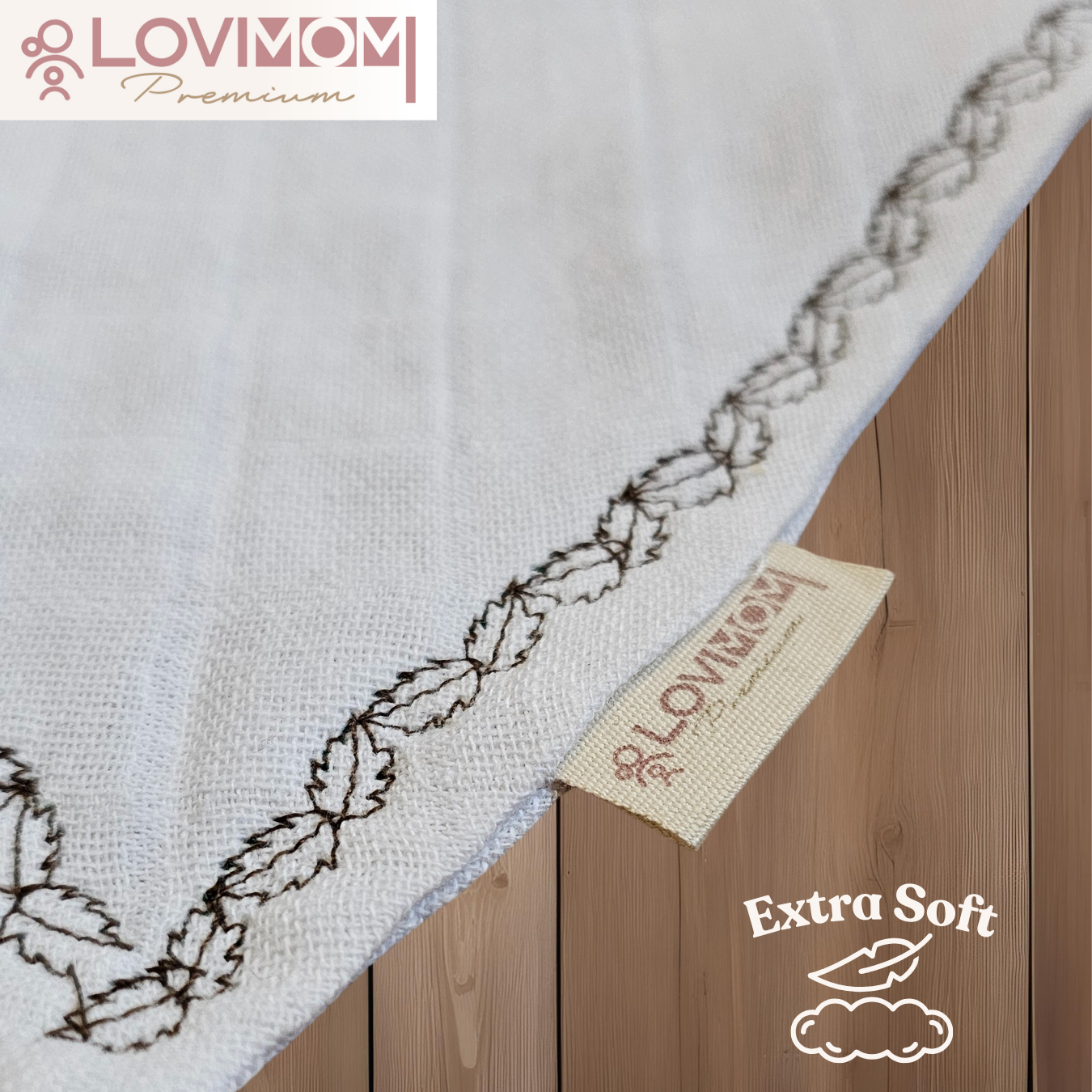 2 Pack Premium 100% Cotton Extra Soft 2 Layer Muslin Baby Scarf Drool & Bib 3 Snaps Pinkone + Bright