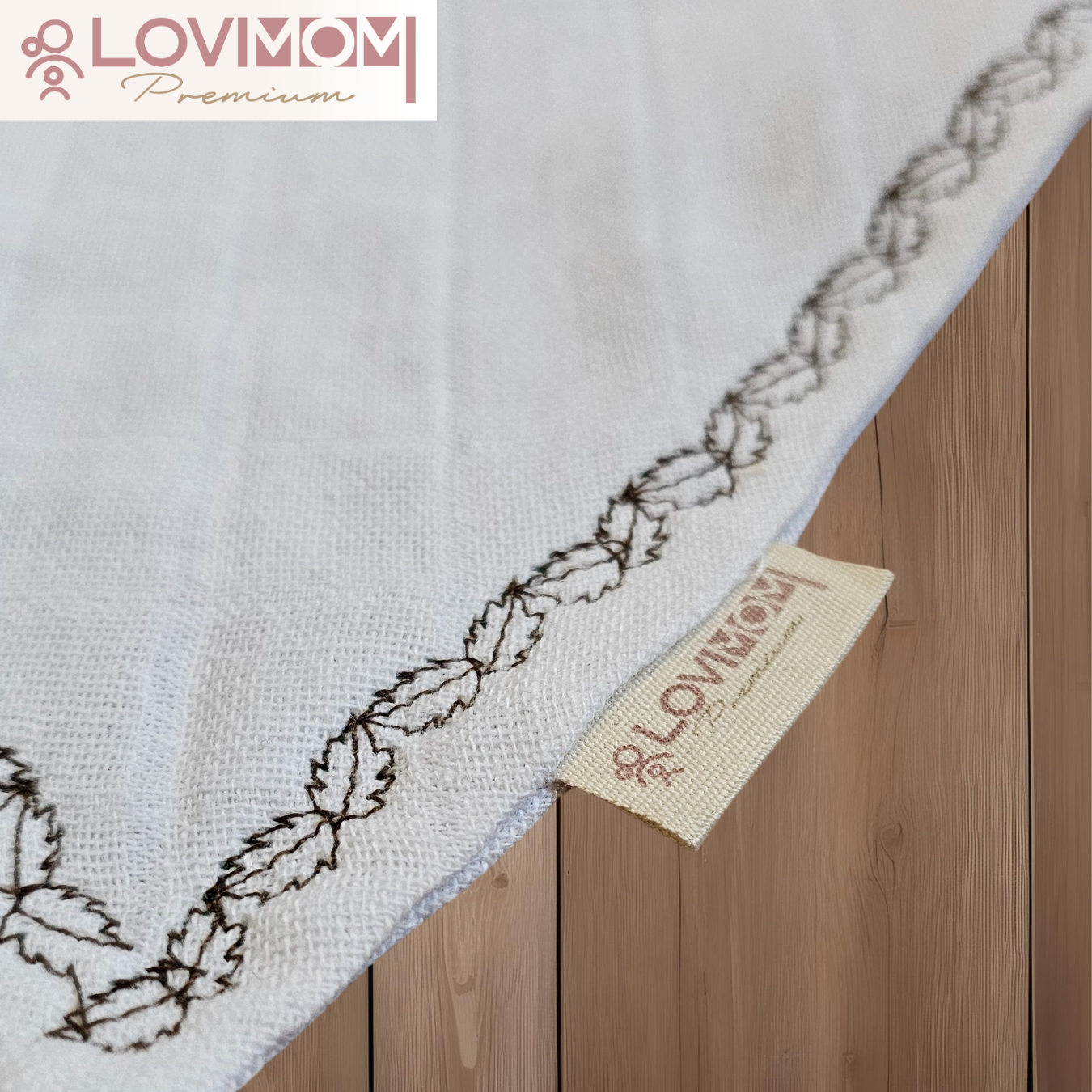 Premium 100% Cotton Extra Soft 2 Layer Muslin Baby Scarf Drool & Bib 45cm 3 Snaps Bright
